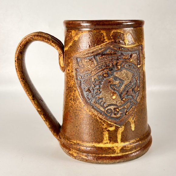 Vtg Minnesota Renaissance Festival Unicorn Stoneware Stein Mug 1984 Medieval